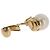 Orecchini Christian Dior metallizzati Gold Tone Auth ka5253 - vista 10