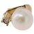 Orecchini Christian Dior metallizzati Gold Tone Auth ka5253 - vista 3
