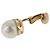 Orecchini Christian Dior metallizzati Gold Tone Auth ka5253 - vista 6