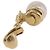 Orecchini Christian Dior metallizzati Gold Tone Auth ka5253 - vista 9