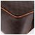 Céline Borsa a mano circolare CELINE Macadam Canvas PVC Pelle Marrone Oro Autentica 192066 D'oro - vista 11
