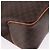 Céline Borsa a mano circolare CELINE Macadam Canvas PVC Pelle Marrone Oro Autentica 192066 D'oro - vista 12