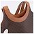 Céline Borsa a mano circolare CELINE Macadam Canvas PVC Pelle Marrone Oro Autentica 192066 D'oro - vista 14