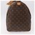 LOUIS VUITTON Borsa Boston Monogram Keepall 55 M41424 LV Auth 190413V Monogramma - vista 4