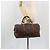 Céline Bolsa Boston CELINE em tela Macadam PVC Couro Marrom Ouro Auth 190906 Dourado - vista 24