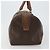 Céline Bolsa Boston CELINE em tela Macadam PVC Couro Marrom Ouro Auth 190906 Dourado - vista 5
