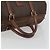 Céline Bolsa Boston CELINE em tela Macadam PVC Couro Marrom Ouro Auth 190906 Dourado - vista 7