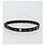 Cintura GUCCI in pelle 39.4'' Nero Oro Auth 186658A D'oro - vista 3