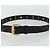 Cintura GUCCI in pelle 39.4'' Nero Oro Auth 186658A D'oro - vista 5