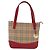 BURBERRY Nova Check Handtasche Canvas Beige Gold Auth 191907 Golden - Ansicht 2