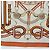 Hermès HERMES Carre 140 Scarf "Grand Tralala" Cashmere Beige Auth hk3925V - vista 9