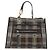 Borsa FENDI Mesh 2way Navy Silver Gold Auth 191470M Argento D'oro Blu navy - vista 2