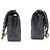 CHANEL Classic Double Flap 10" Chain Shoulder Bag Black Lambskin Nero - vista 5