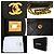 CHANEL Classic Double Flap 10" Chain Shoulder Bag Black Lambskin Schwarz - vista 7