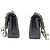 CHANEL Classic Double Flap 9" Chain Shoulder Bag Black Lambskin Nero - vista 5