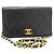 CHANEL Borsa a Spalla Small Full Flap con Catena Clutch Trapuntata Nera Nero - vista 2