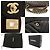 CHANEL Borsa a Spalla Double Flap V-Stitch 10" in Pelle di Agnello Nera Nero - vista 7