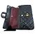 CHANEL Classic Double Flap 9" Chain Shoulder Bag Black Lambskin Nero - vista 11