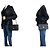 CHANEL Classic Double Flap 9" Chain Shoulder Bag Black Lambskin Nero - vista 12