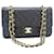 CHANEL Classic Double Flap 9" Chain Shoulder Bag Black Lambskin Nero - vista 2