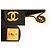 CHANEL Piccola borsa a tracolla con catena Clutch in agnello trapuntato nero - vista 7