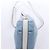 Borsa a tracolla Louis Vuitton Scala Mini Mahina in pelle bianca x blu M80497 - vista 7