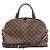 Borsa a mano 2Way Louis Vuitton Kensington Bowling Damier Ebene Marrone N41505 Beige
