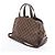Borsa a mano 2Way Louis Vuitton Kensington Bowling Damier Ebene Marrone N41505 Beige - vista 3