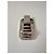 Clip per banconote Gucci GG in pelle marrone - vista 4