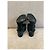 Sandali Louis Vuitton in pelle imbottita nera Nero - vista 4