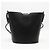 Borsa a tracolla mini bucket in pelle GUCCI Nero - vista 2
