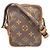 Borsa a tracolla Louis Vuitton Monogram Mini Danube Marrone Beige