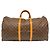 Borsa Boston Louis Vuitton Monogram Keepall 60 Marrone Beige
