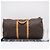 Louis Vuitton Monogram Keepall Bandoulière 60 Borsa Boston Marrone Beige - vista 3