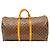 Borsa Louis Vuitton Monogram Keepall 60 Marrone Beige