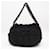 Borsa Prada Nylon Triangle Logo Frill Nero - vista 2