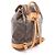 Zaino/Borsa Mini Montsouris Monogram Louis Vuitton Marrone Monogramma - vista 2