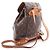 Zaino/Borsa Louis Vuitton Montsouris MM Marrone Monogramma - vista 2