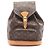 Zaino Louis Vuitton Montsouris MM Marrone Monogramma