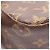 Borsa a Spalla Louis Vuitton Looping MM Marrone Monogramma - vista 6