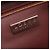 Borsa a mano in pelle bordeaux Loewe Bordò - vista 4