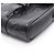 Piccola borsa messenger Gucci in pelle nera Nero - vista 6