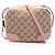 Borsa a Spalla Gucci Bree GG Canvas Marrone Rosa Beige