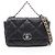 Chanel 19 Dixneuf Matelassé Borsa a Spalla 2-Way Nero