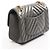Borsa a Spalla Chanel 2.55 Chevron V-stitch Cachi - vista 2
