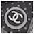 Classique Châle Chanel Coco Mark en soie et cachemire Noir Blanc  - vue 5