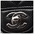 Borsa a tracolla Chanel Chevron V-stitch Double Flap Nero - vista 8