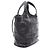 Borsa Chanel Chocolate Bar con coulisse e frange Nero - vista 2