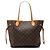 Borsa Tote Louis Vuitton Monogram Neverfull MM Marrone