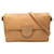 Borsa a tracolla con placca logo Triangle Prada Beige